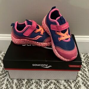 Saucony, S-Astrofoam JR, blue/pink size 7
